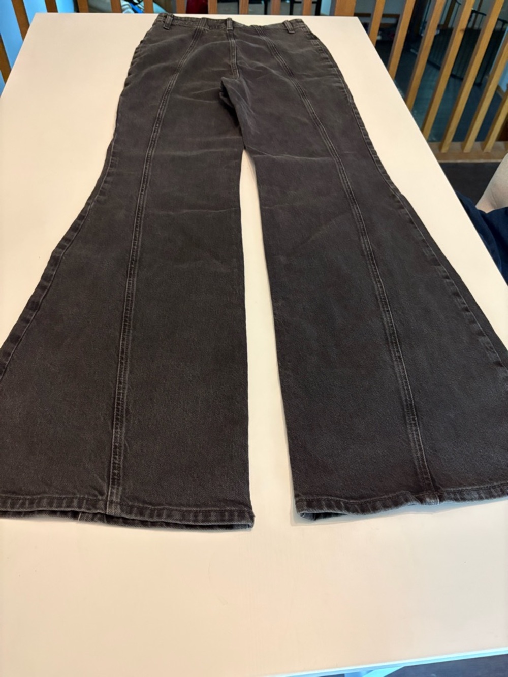 NWT Free People We the Free Florence high rise flare 30 coal - Picture 15 of 15